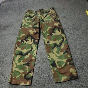 NEW J. Crew Classic Relaxed Camo Pants Cotton Green Mens 31 x30